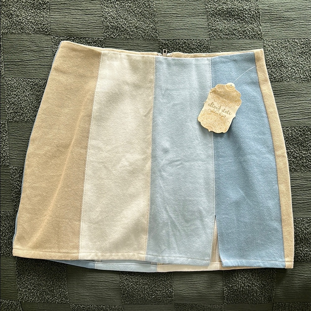 Stylish Colorblock Skirt